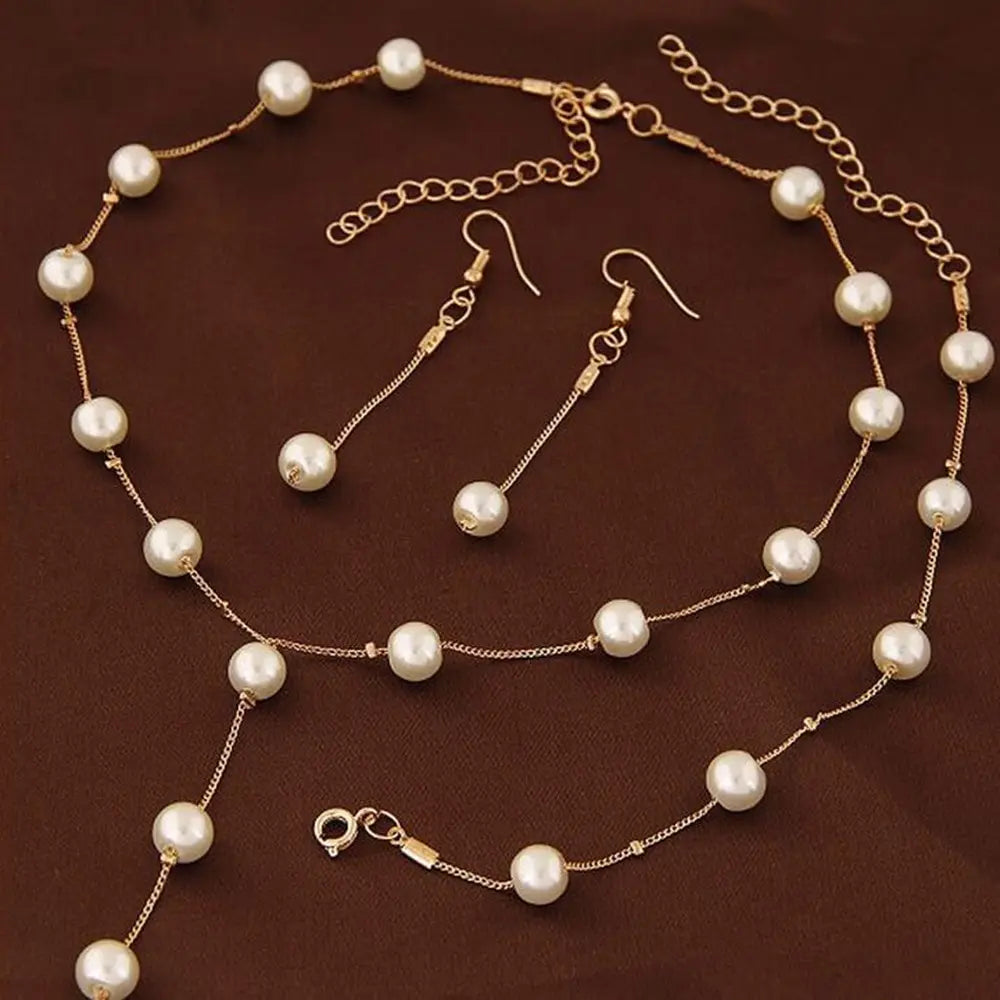 Vérissé - Golden Pearl Jewelry Set