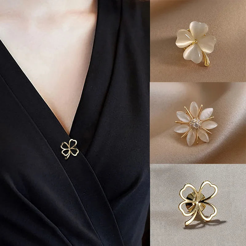 Vérissé - Lucky Clover Brooch