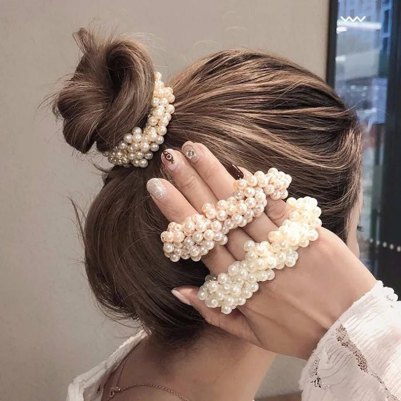 Vérissé - Luxe Pearl Hair Scrunchies